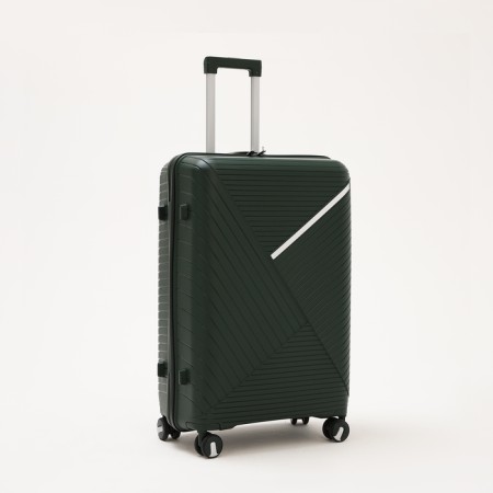 Big suitcase 28 ", lightning department, code castle, 4 wheels, green color-1