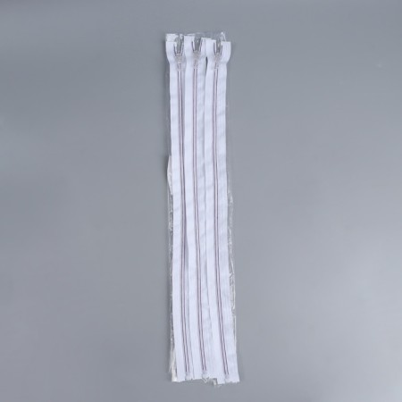 Lightning "Spiral", No. 5, detachable, castle machine, 50 cm, white/lilac color-2