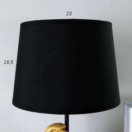 Parrot table lamp E27 40W black and gold 23.5x23.5x50 cm Risalux-7
