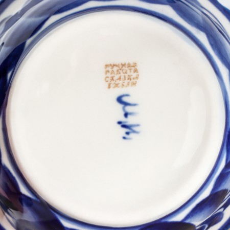 Rosette for jam, gzhel-3