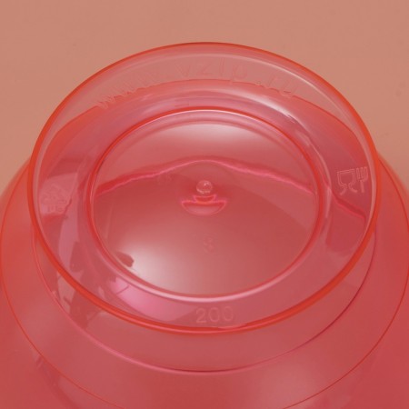 Crecanter Plastic disposable "Crystal", 200 ml, red color-9
