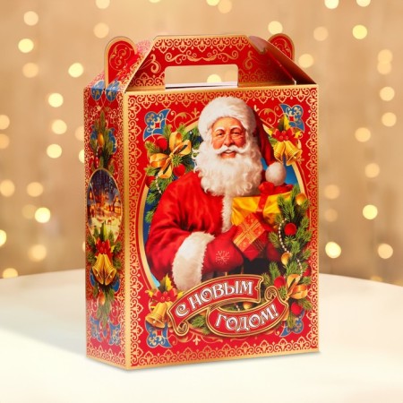 Gift box New Year's holide 17 x 7 x 25.5 cm