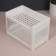 Organizer for storage, 2 sections, 24.2 × 15 × 16.7 cm, white color