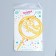 Topper "Happy Birthday", Circle, Color Gold