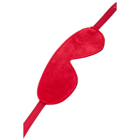 Mask Anonymo, Pu leather, 65 cm, red color-4