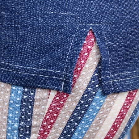 Homemade set (T -shirt and breeches), jeans color, size 54-8