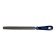 Rashpil Tundra, steel U10, semicircular, plastic handle, 200 mm