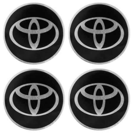 SkyWay Toyota caps emblem, diameter 57 mm, metal -plastic, tape