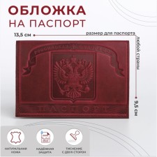 Cover for passport, purple color color