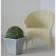 Kashpo for flowers "Crown" 40x40x35 cm, 10 l, color gray granite