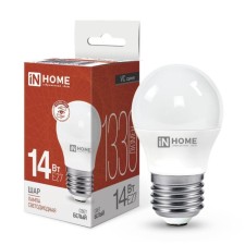 LED lamp In Home, E27, 14 W, 4000 K, glow white