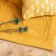 Cover with pillowcases "Hugo", size 230x250 cm, mustard color