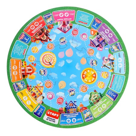 Board game "Young Millionaire", 2-6 players, 6+-3