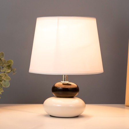Board Lamp "Balance" E14 40W white-black 17.5x17.5x23 cm Risalux-1