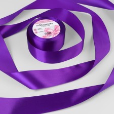Satin tape, 40 mm × 23 ± 1 m, purple color No. 34