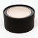 Box - tube 2 in 1, with a transparent cover "Black", 21 x 11 - 18 x 10 cm