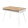 Coffee table Liverpool 75x40x53 cm, oak craf gold, white