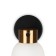 Wall lamp (sconces) Gatsby, 1xg9, brass color