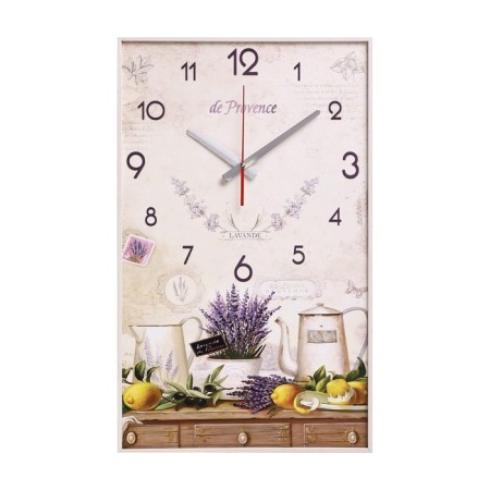 Carty clock is wall-mounted, interior "lavender", 57 x 35 x 4 cm, silent-3
