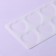 Chocolate form "hearts", silicone, 8 cells, 23.5 × 11.5 × 0.3 cm, the color is transparent