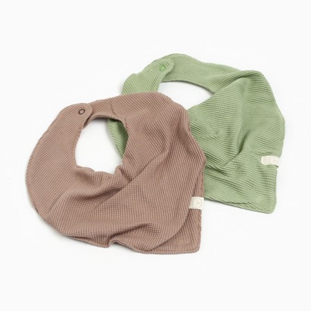 Slunchiks on the buttons of the crumb I am BASIC Line, 2 pcs, green and beige