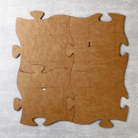 Photo frame Pazle HDF "I play" of 4 fragments 25x25 cm-4
