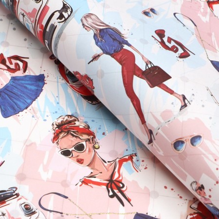 Paper packaging, glossy bilateral "beauty", 70 x 100 cm-1