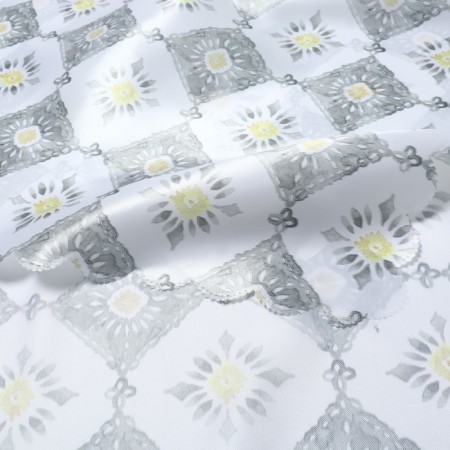 Gray Diamonds tablecloth 145x300 cm, 100% p/e-5