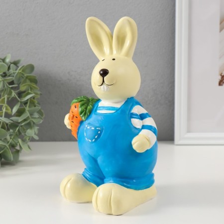 Piggy bank "Rabbit Fermer", height 21.5 cm-4