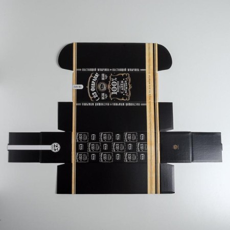 Gift folding box, packaging, “February 23!”, 12 x 33.6 x 12 cm-4