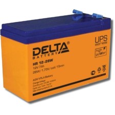 Battery Delta HR12-28W, 12 V, 7 A/h