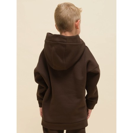Children's sweatshirt, height 104 cm, chocolate color-2