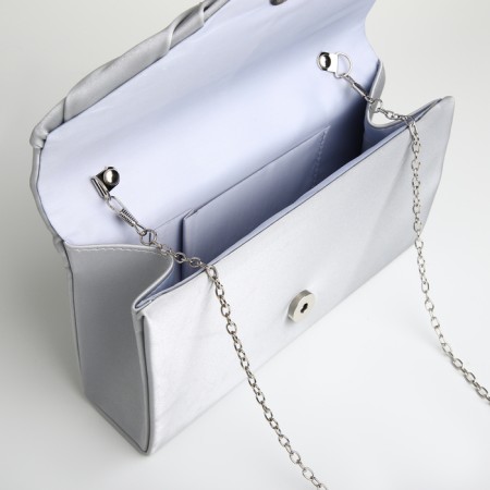 Female bag on a magnet, silver color-5