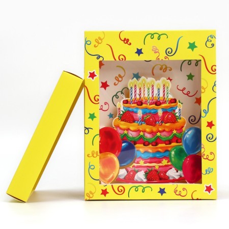 Gift folding box, packaging, “Happy Birthday!”, 18 x 23 x 14cm-7