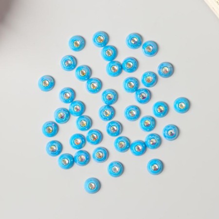 Decor for creativity Plastic "Half-Pesterpoline with Straza Sinia" set 40 pcs 1x1x0.5 cm-1