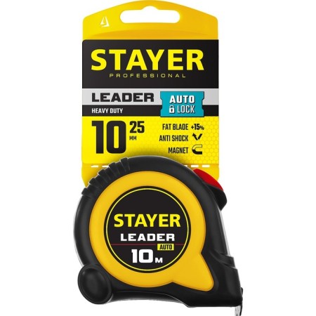 Roulette Stayer Leader 3402-10-25, Highway, 10 m x 25 mm-3