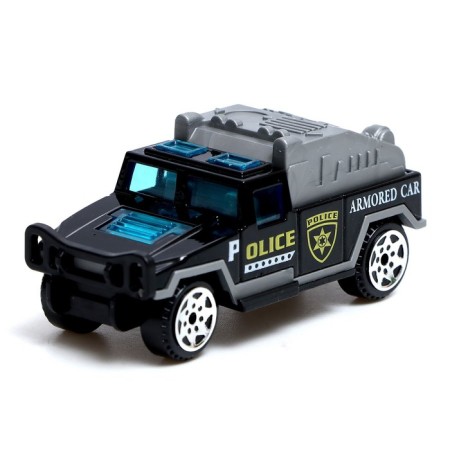 Set of metal machines "Police", 6 pcs.-1
