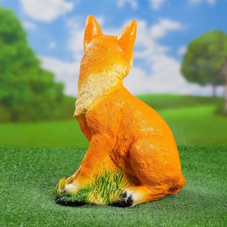 Garden figure "Fox sitting" 19x27x37cm-2