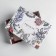 Gift folding box, packaging, "flowers", 21 x 15 x 7 cm