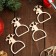 Rings for napkins New Year's "Deer", 4pcs, 46 x 67 mm