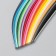 Strips for quilling 180 strips density 120 grams "colored" width 0.5 cm length 54 cm