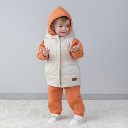 Beginning children's insulated kinderlitto "country", height 86-92 cm, ivory color-6
