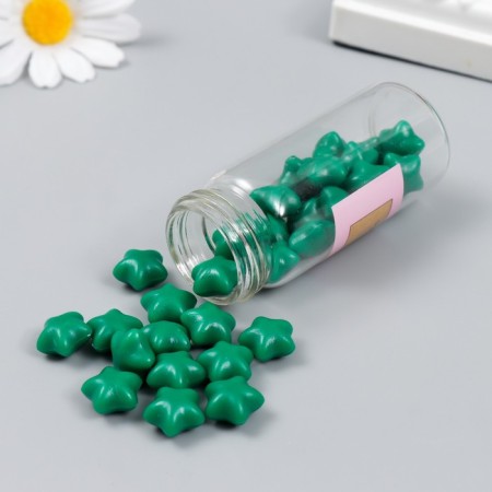 Surgut in granules in a jar of "stars" green matte 16 g 7x3x3 cm-1