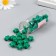 Surgut in granules in a jar of "stars" green matte 16 g 7x3x3 cm