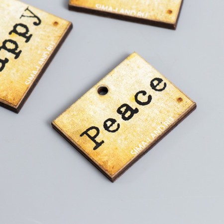 Set of tags "inscriptions" 4x3 cm (10 pcs)-1