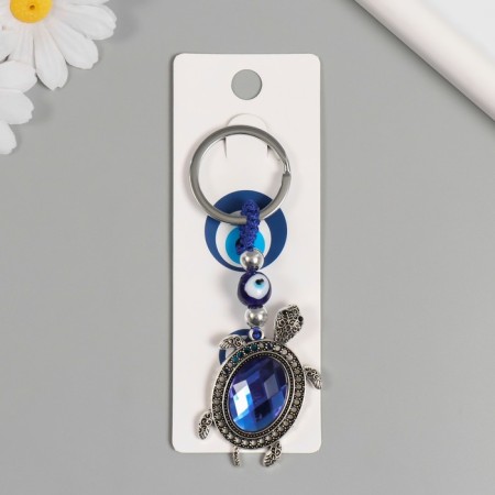 Keychain from the evil eye "Turtle" 3.5x5.5 cm-3