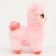 Soft toy "Lama", 25 cm, pink color