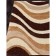 Rectangular carpet Merinos Ultra, size 150x230 cm, color-brown color