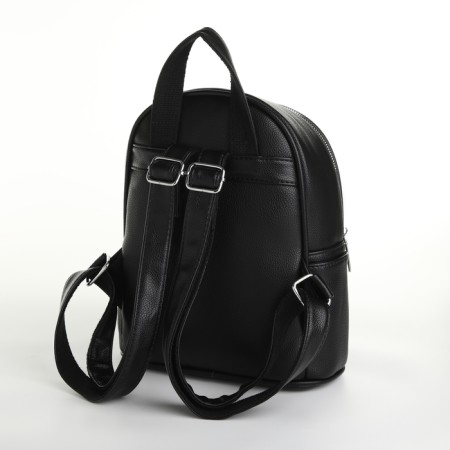 Women's backpack on lightning, black color-2