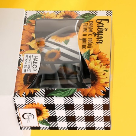Grandma gift set, jacket 350 ml, 310 ml mug-1